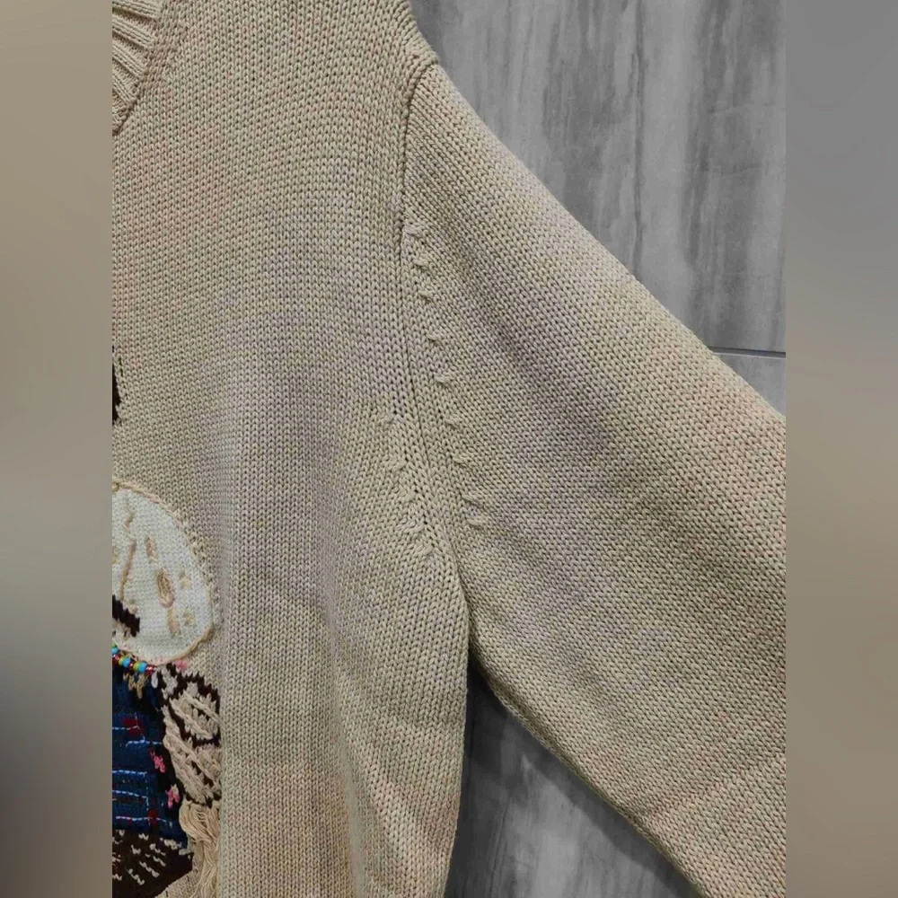 Ralph Lauren Embroidered Bear Sweater - Classic Chic - Picture 8 of 9